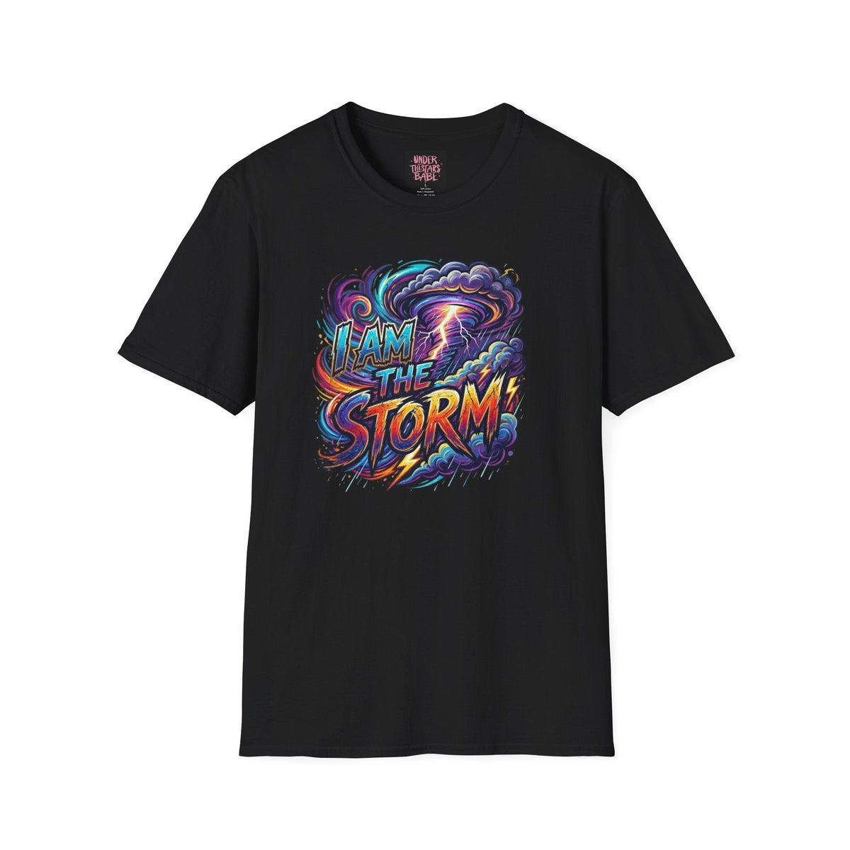 I Am The Storm Unisex T‑Shirt — Empowering Storm Graphic Tee for Resilience & Strength - underthestarsbabe