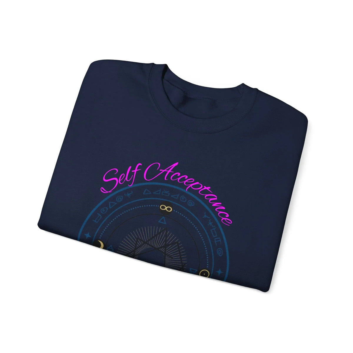 I Choose to Fully Accept Myself Sigil Crewneck Sweatshirt - underthestarsbabe