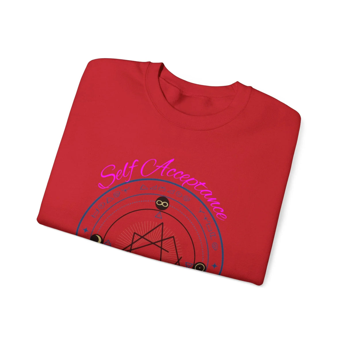 I Choose to Fully Accept Myself Sigil Crewneck Sweatshirt - underthestarsbabe
