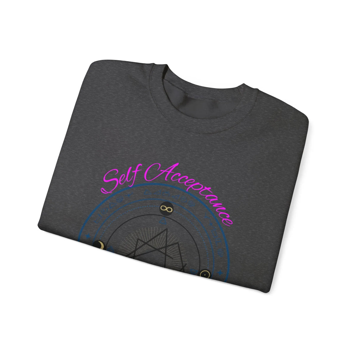 I Choose to Fully Accept Myself Sigil Crewneck Sweatshirt - underthestarsbabe