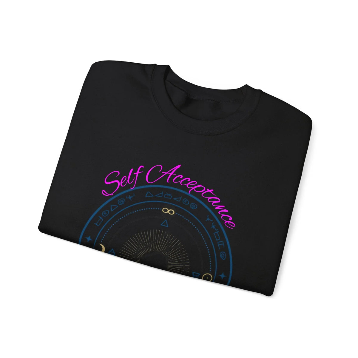 I Choose to Fully Accept Myself Sigil Crewneck Sweatshirt - underthestarsbabe