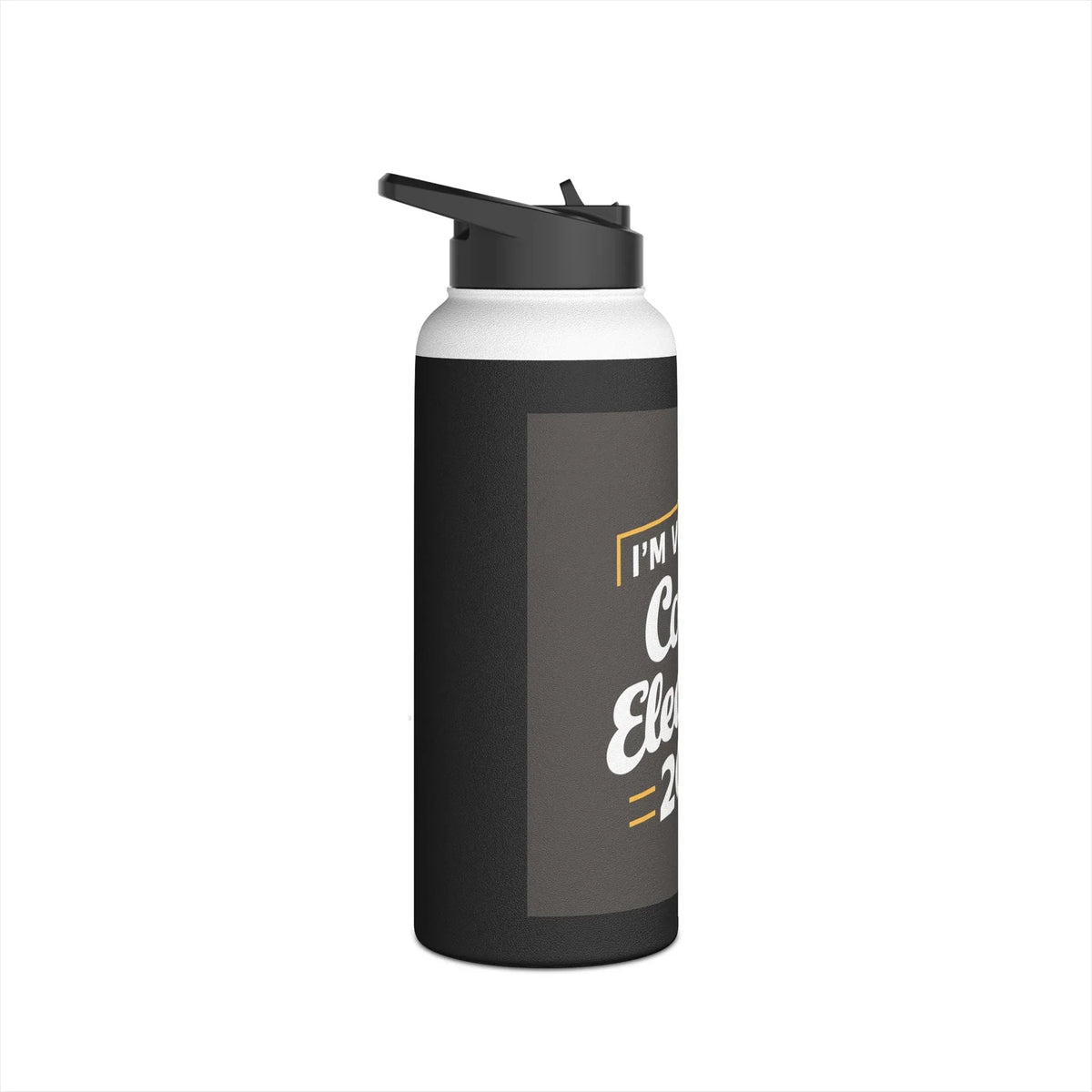 I'm Voting Couch Stainless Steel Water Bottle - Stylish & Functional - underthestarsbabe
