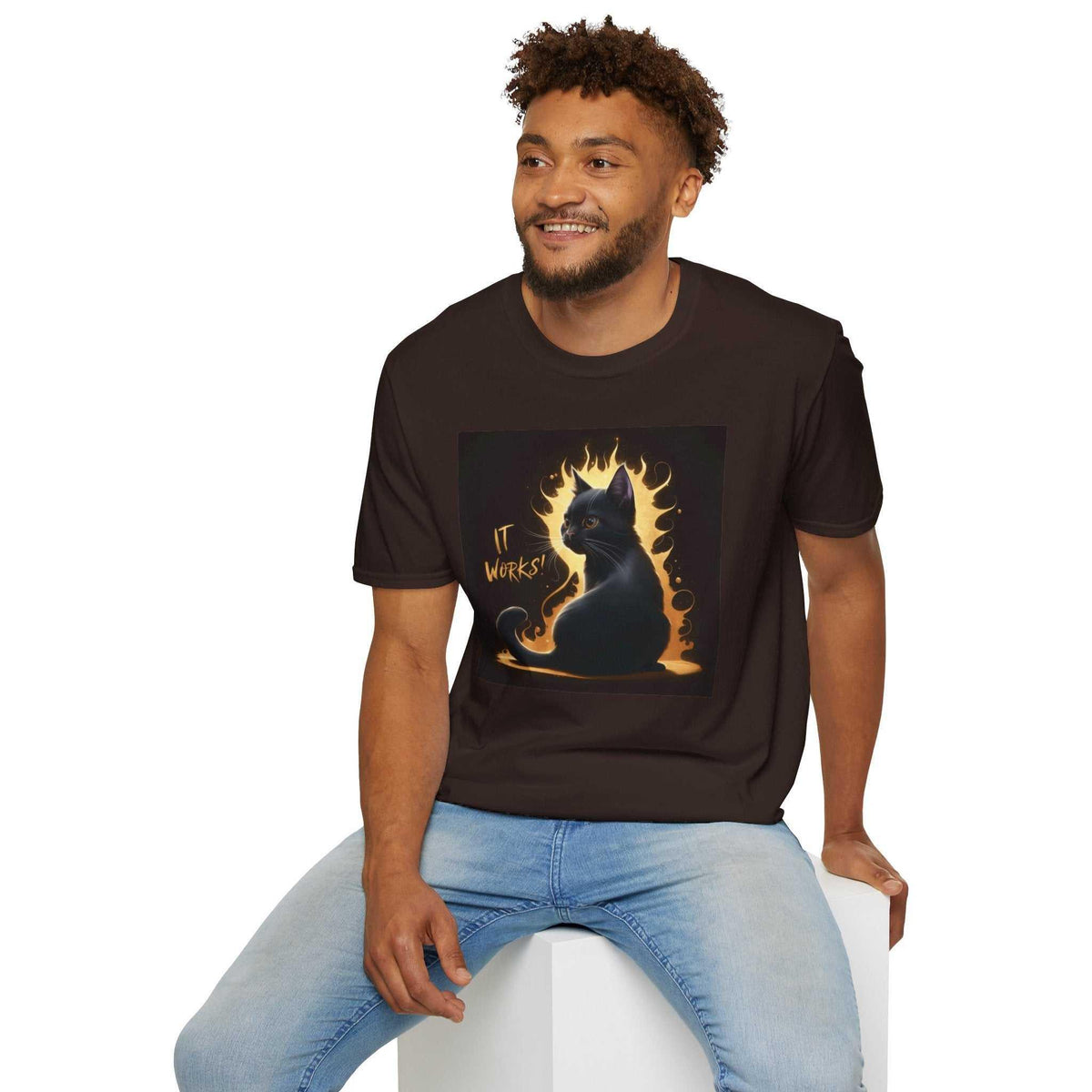 It Works Unisex Softstyle T-Shirt - Bold & Motivating - Under the Stars Babe - underthestarsbabe