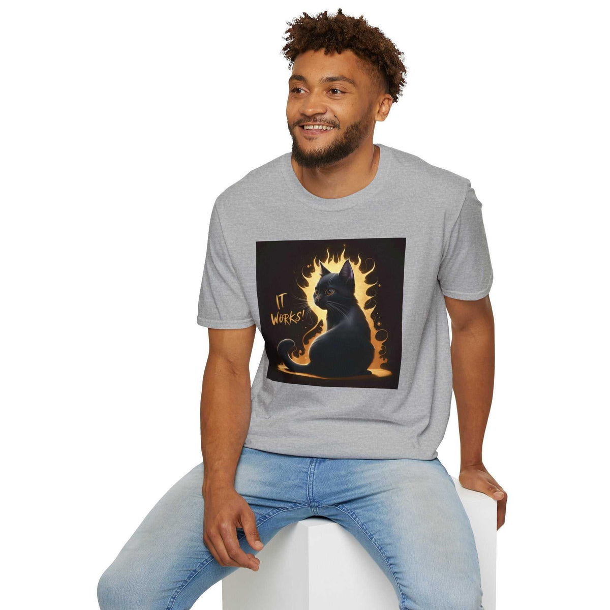 It Works Unisex Softstyle T-Shirt - Bold & Motivating - Under the Stars Babe - underthestarsbabe
