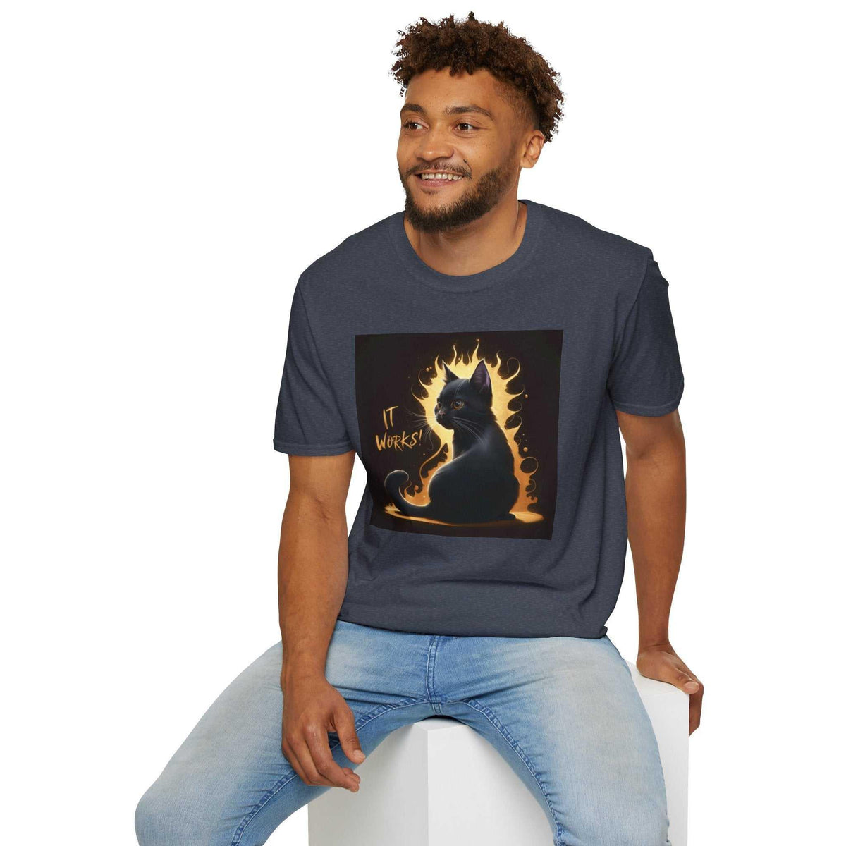 It Works Unisex Softstyle T-Shirt - Bold & Motivating - Under the Stars Babe - underthestarsbabe