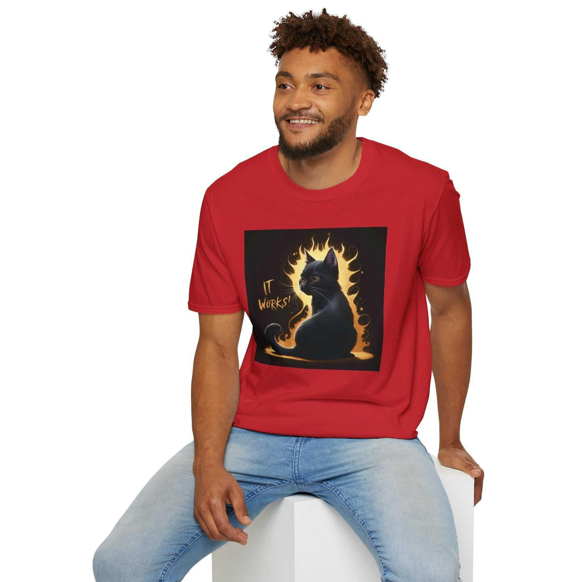 It Works Unisex Softstyle T-Shirt - Bold & Motivating - Under the Stars Babe - underthestarsbabe