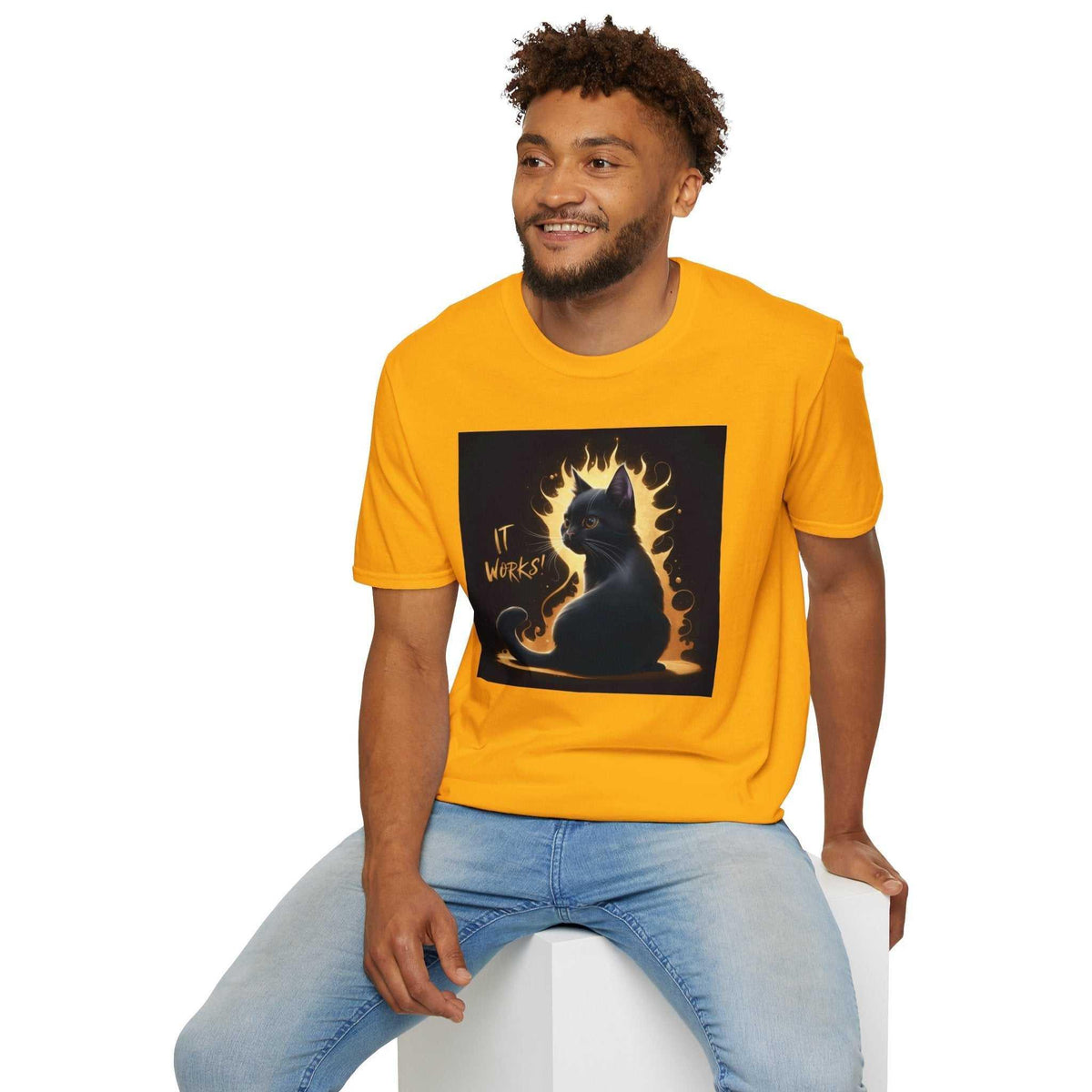 It Works Unisex Softstyle T-Shirt - Bold & Motivating - Under the Stars Babe - underthestarsbabe