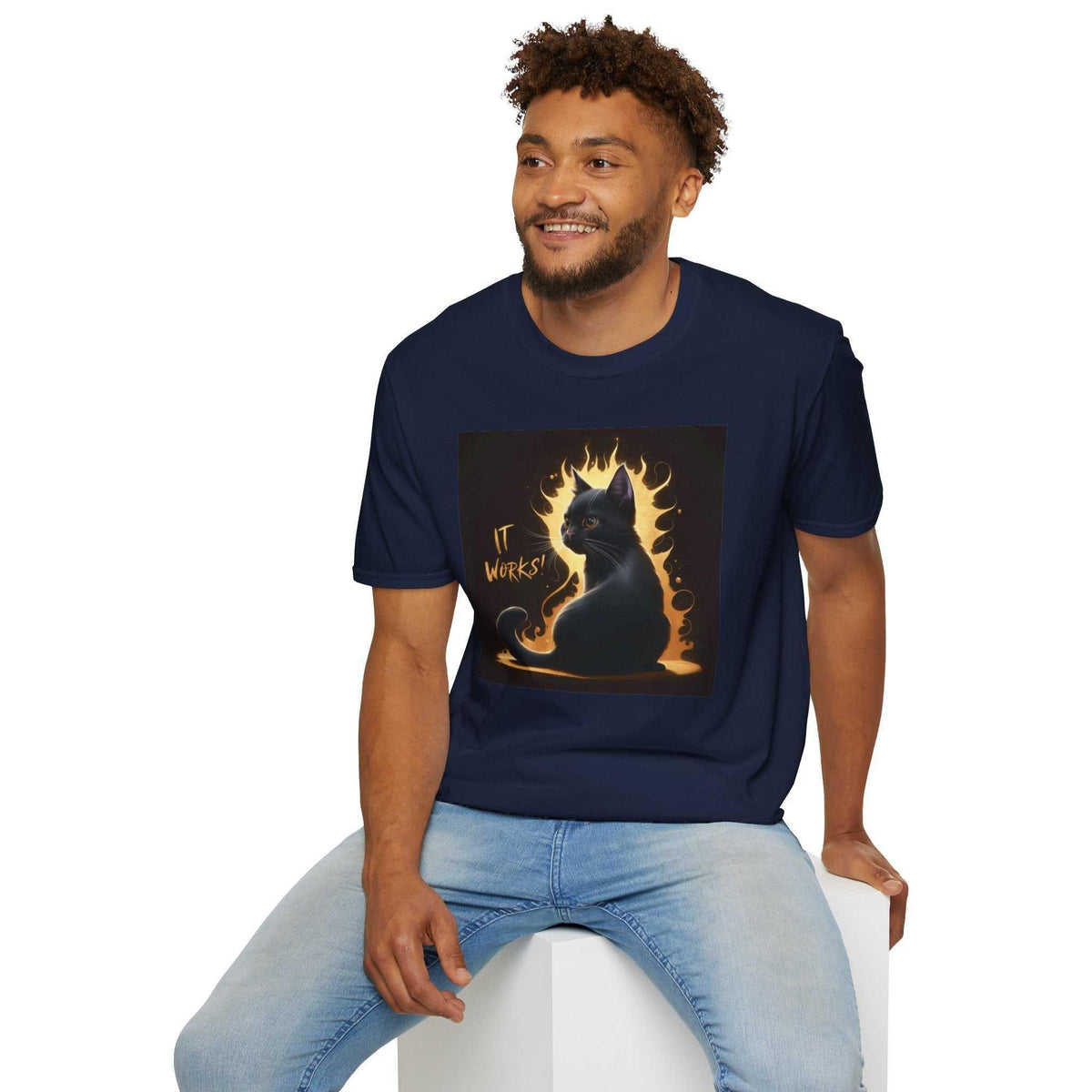 It Works Unisex Softstyle T-Shirt - Bold & Motivating - Under the Stars Babe - underthestarsbabe