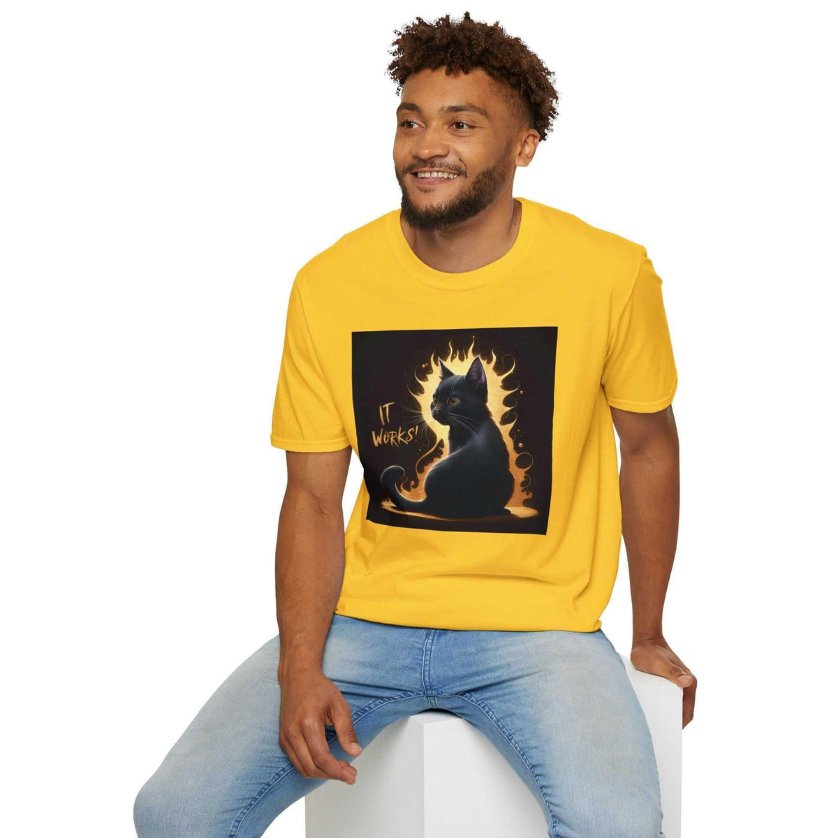 It Works Unisex Softstyle T-Shirt - Bold & Motivating - Under the Stars Babe - underthestarsbabe