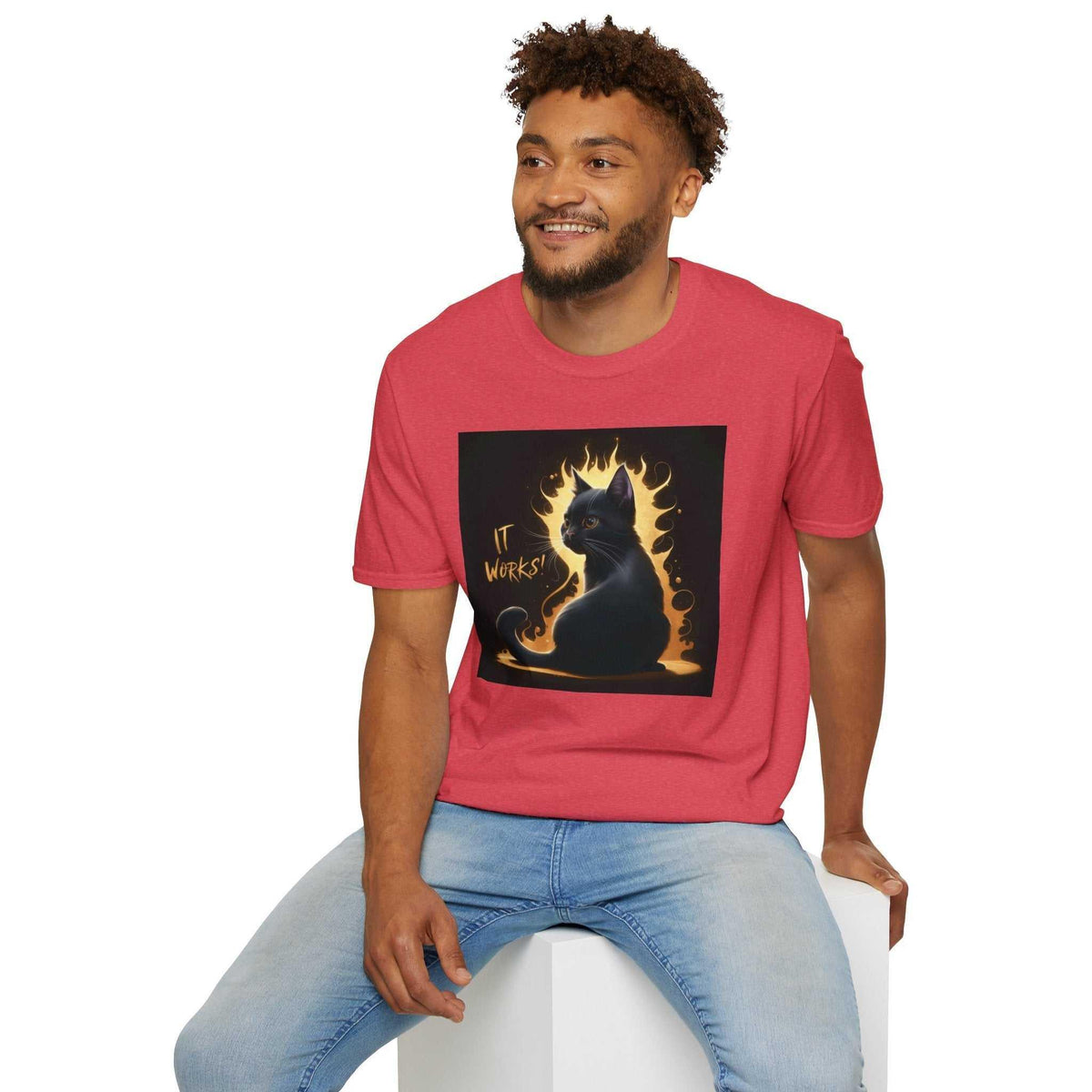 It Works Unisex Softstyle T-Shirt - Bold & Motivating - Under the Stars Babe - underthestarsbabe