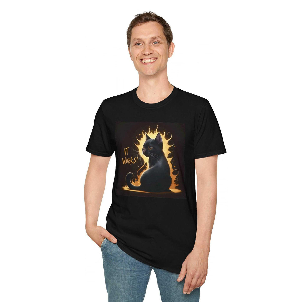 It Works Unisex Softstyle T-Shirt - Bold & Motivating - Under the Stars Babe - underthestarsbabe