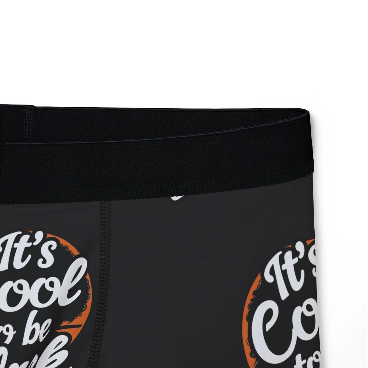 It's Cool to Be Black Graphic Boxers — Men's All-Over Print Boxer Briefs - underthestarsbabe