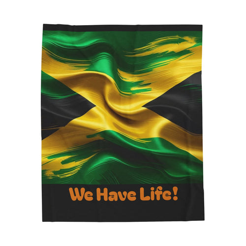 Jamaican Flag Cozy and Vibrant Light Weight Blanket - underthestarsbabe
