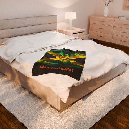 Jamaican Flag Cozy and Vibrant Light Weight Blanket - underthestarsbabe