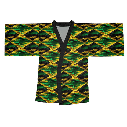 Jamaican Flag Wave Kimono - underthestarsbabe