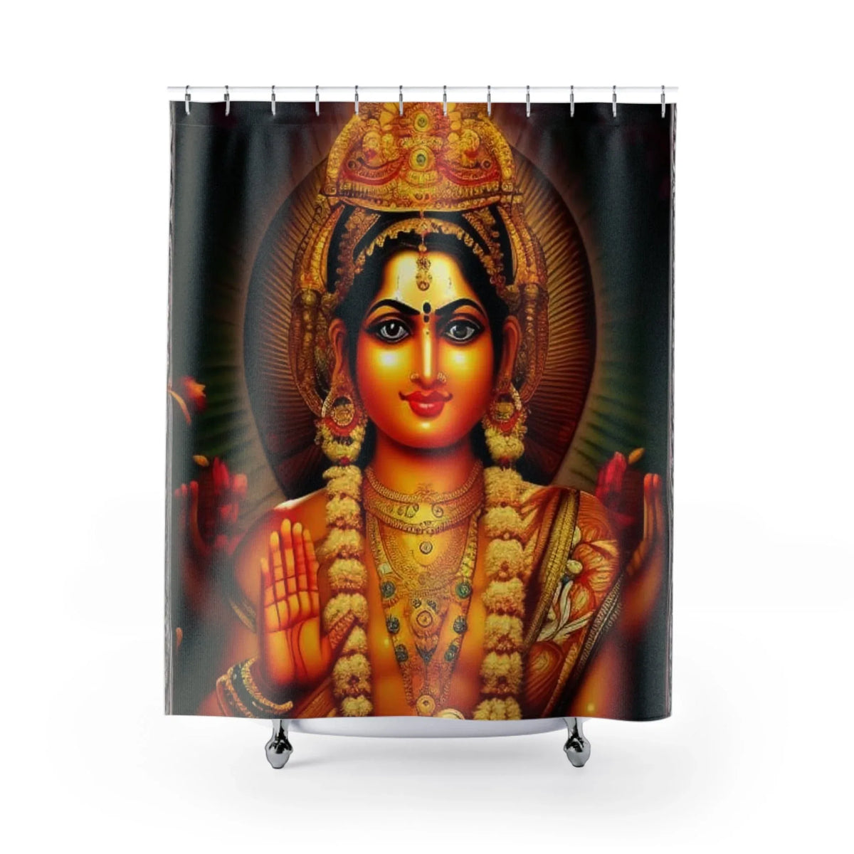 Lakshmi Design Shower Curtain - Elegant & Mystical - Under the Stars Babe - underthestarsbabe