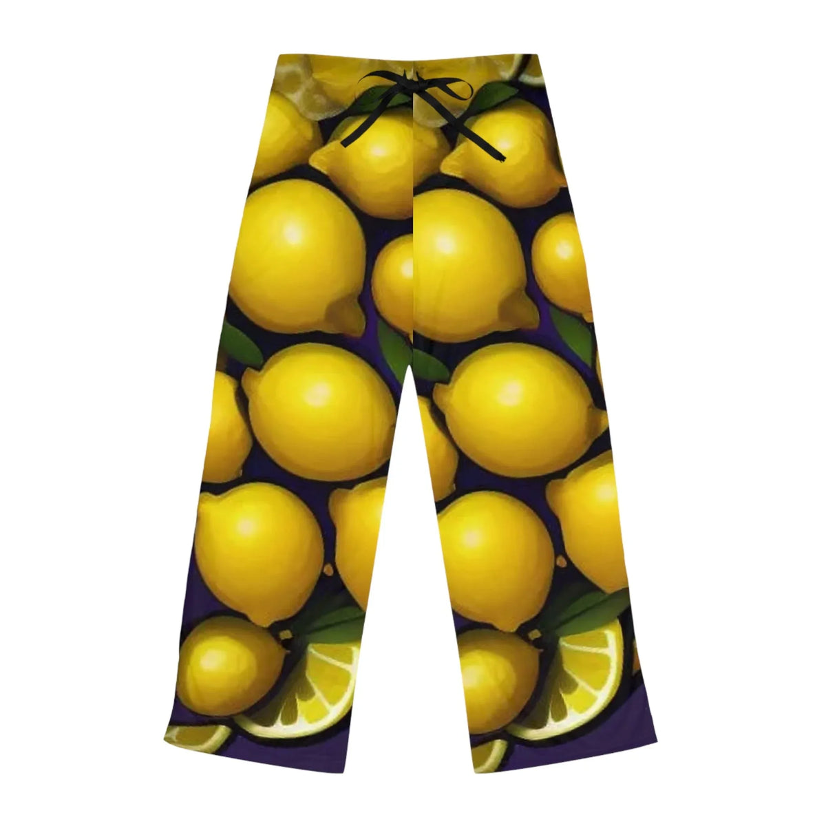Lemons Women's Pajama Pants | Soft Lemon Print Sleepwear - underthestarsbabe