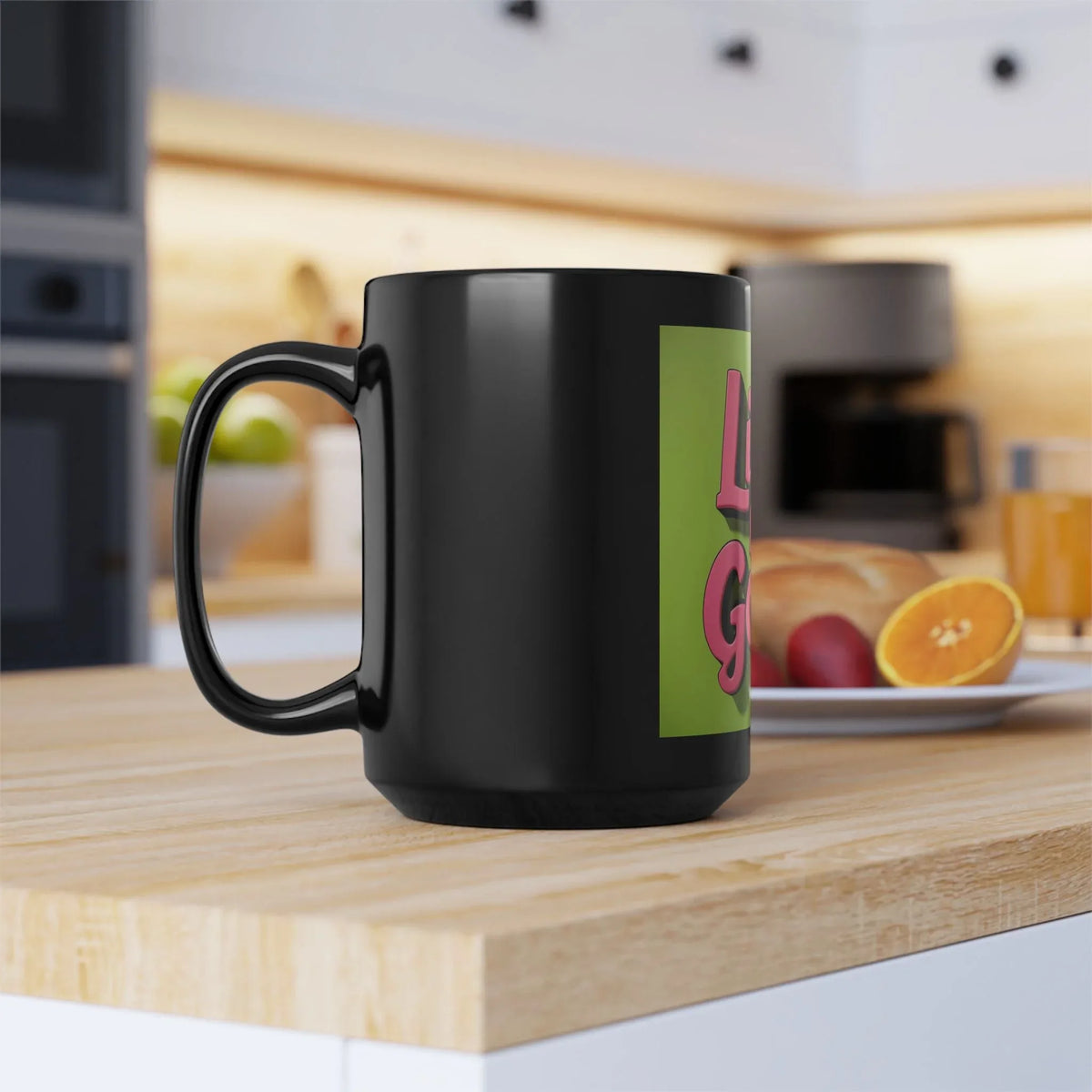 Life is Good Black Mug 15oz - Inspiring & Sleek - Under the Stars Babe - underthestarsbabe