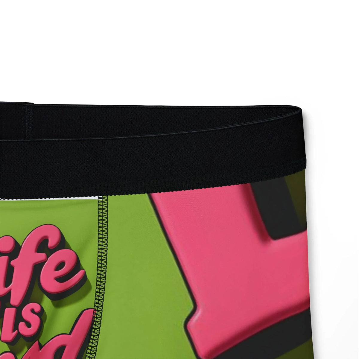 Life Is Good Patterned Men's Boxers - Under The Stars Babe - underthestarsbabe