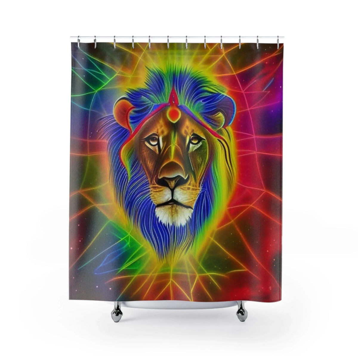 Lion Of Judah Shower Curtain - underthestarsbabe