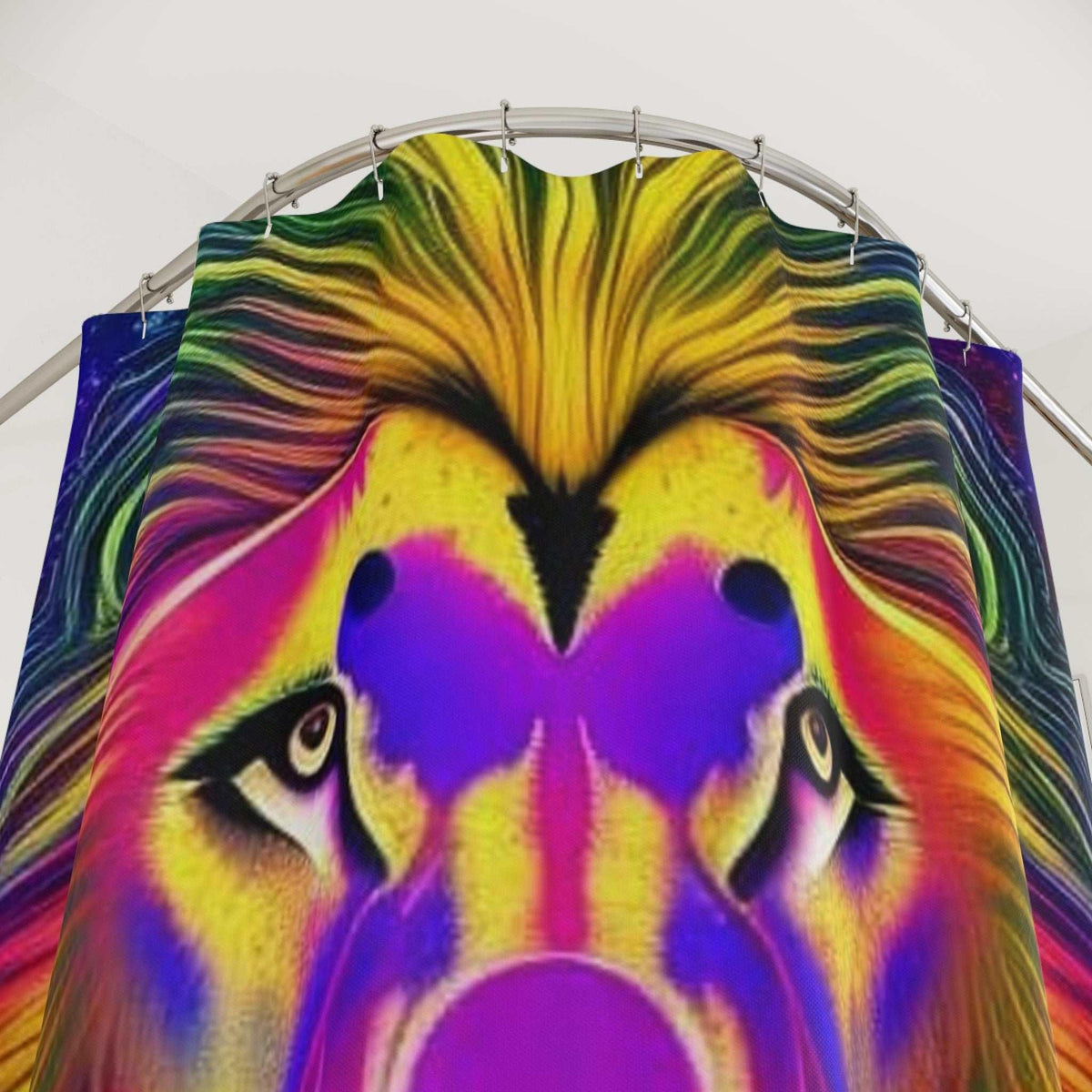 Lion of Judah Shower Curtain - Under the Stars Babe - underthestarsbabe