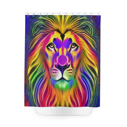 Lion of Judah Shower Curtain - Under the Stars Babe - underthestarsbabe