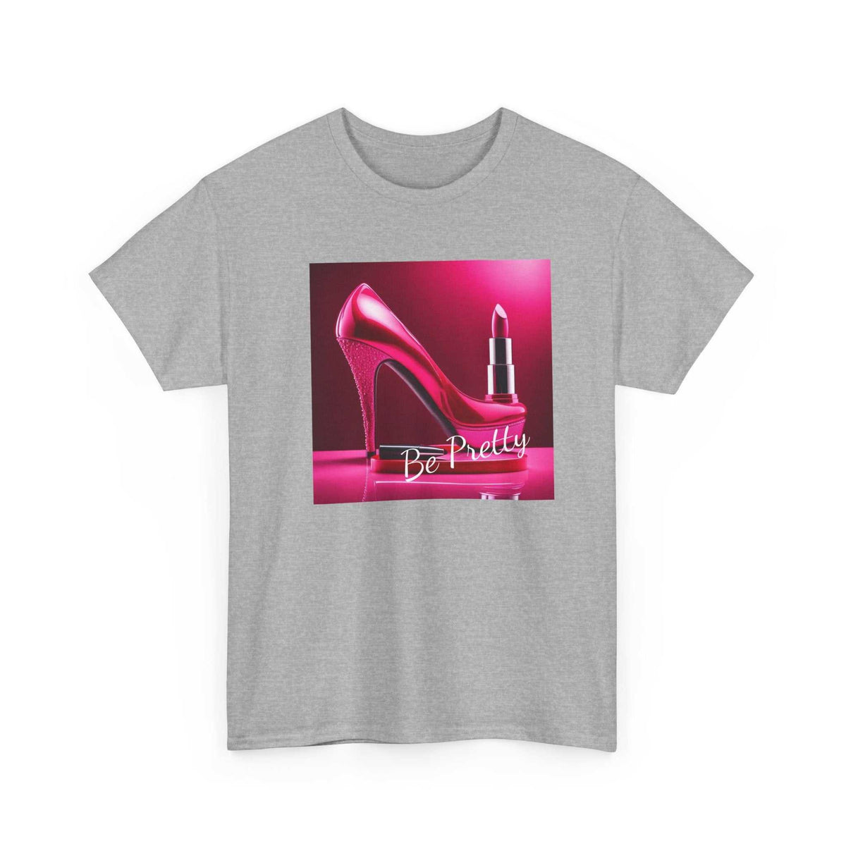 Lipstick N High Heels Unisex Heavy Cotton Tee - underthestarsbabe