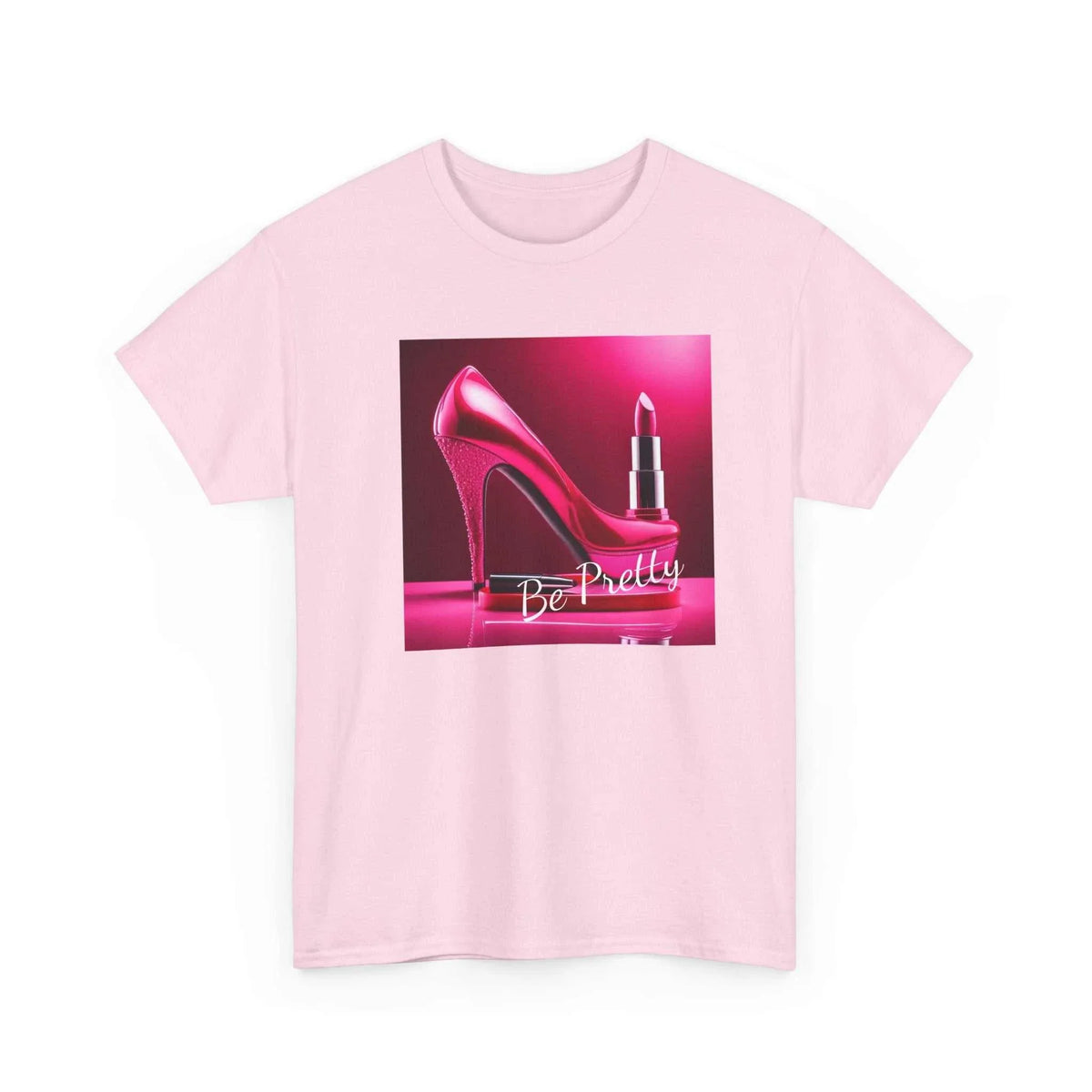 Lipstick N High Heels Unisex Heavy Cotton Tee - underthestarsbabe