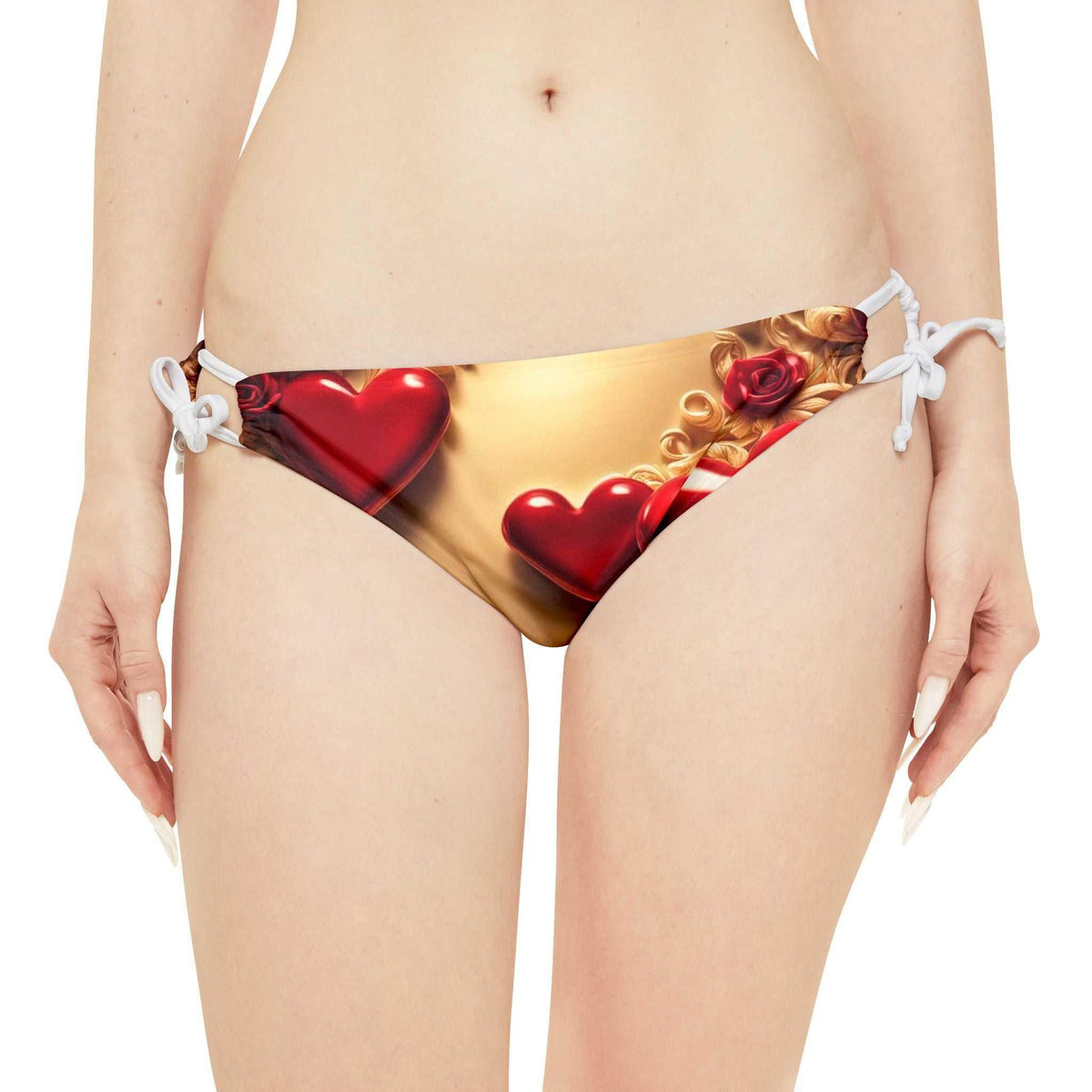Love Wins Strappy Bikini Set - Trendy & Bold - Under the Stars Babe - underthestarsbabe