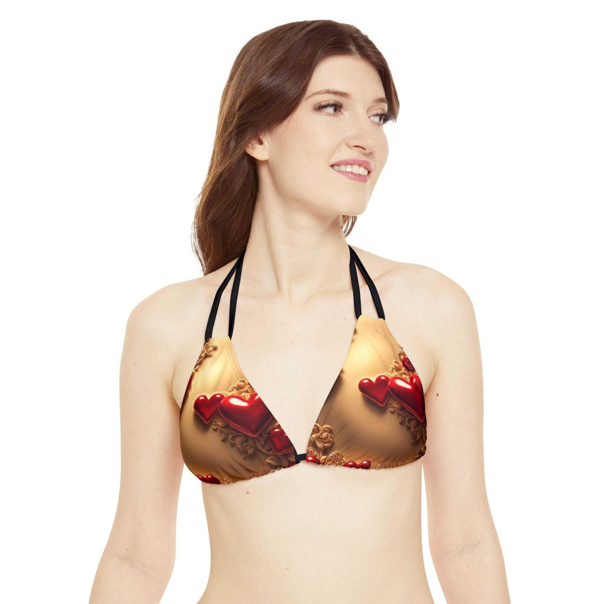 Love Wins Strappy Bikini Set - Trendy & Bold - Under the Stars Babe - underthestarsbabe