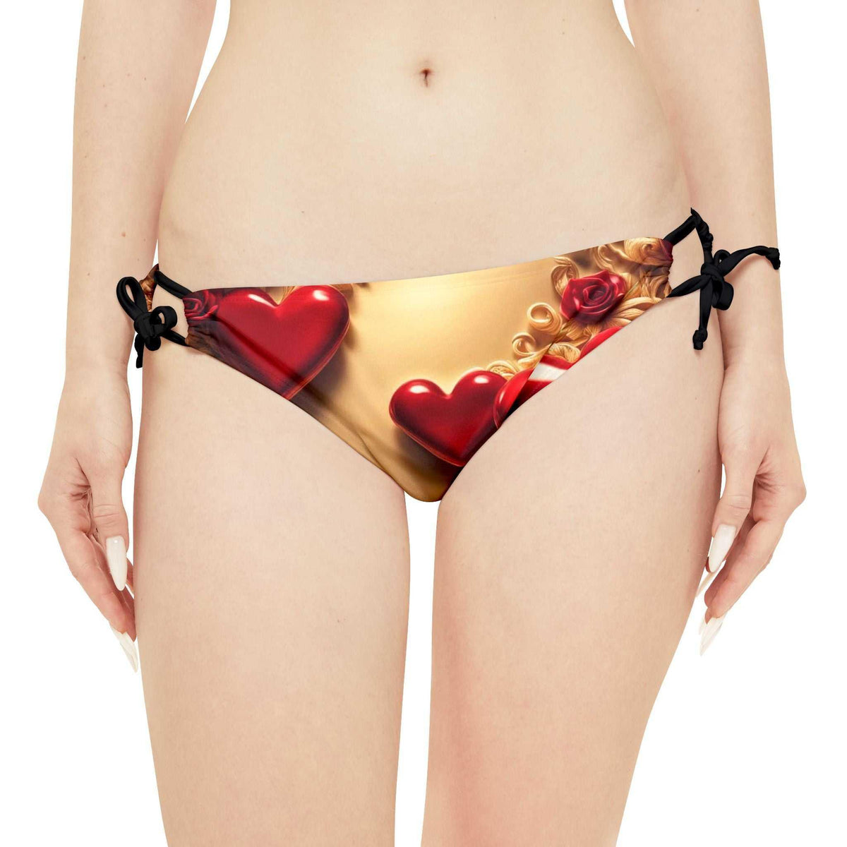 Love Wins Strappy Bikini Set - Trendy & Bold - Under the Stars Babe - underthestarsbabe