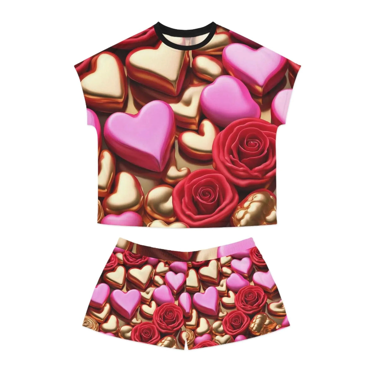 Love Wins Women's Short Pajama Set - Cozy & Cute - Under the Stars Babe - underthestarsbabe