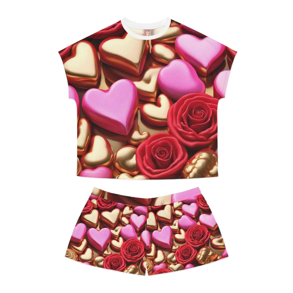 Love Wins Women's Short Pajama Set - Cozy & Cute - Under the Stars Babe - underthestarsbabe