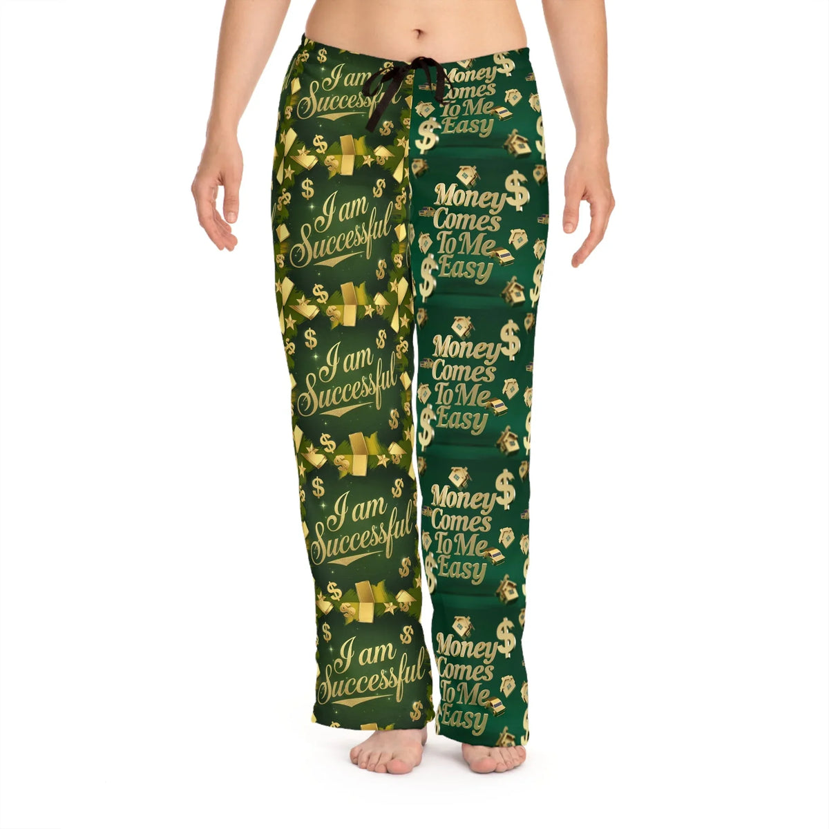 Money Flow Women's Pajama Pants - Prosperity & Success - underthestarsbabe