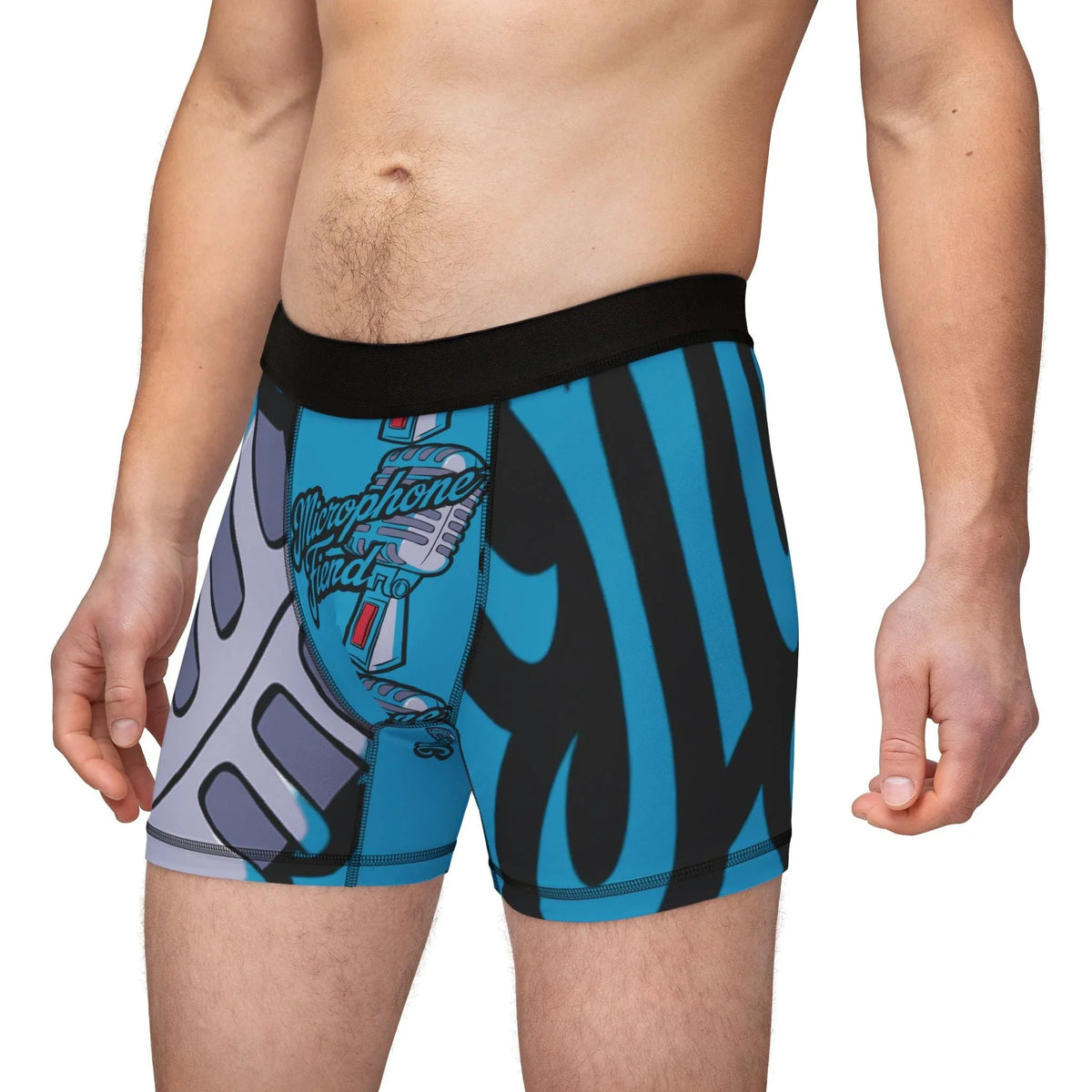 Microphone Fiend Men's Boxers AOP - Under The Stars Babe - underthestarsbabe