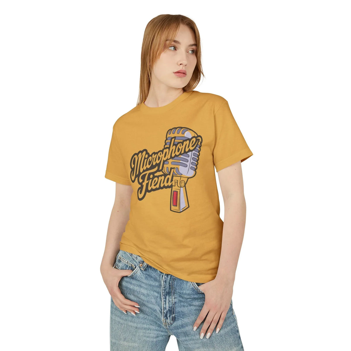 Microphone Fiend Unisex Heavyweight Tee - Under The Stars Babe - underthestarsbabe