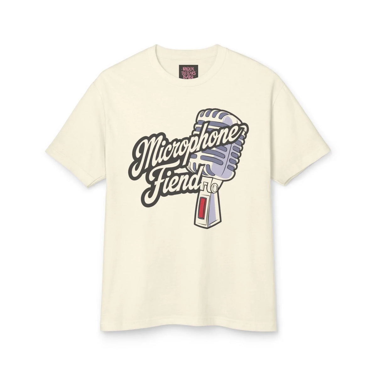 Microphone Fiend Unisex Heavyweight Tee - Under The Stars Babe - underthestarsbabe