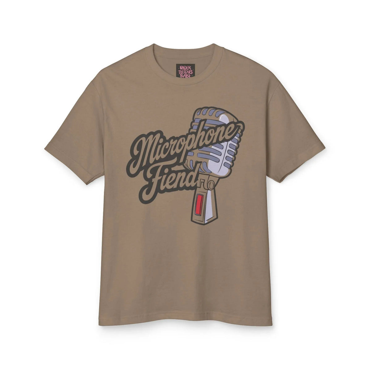 Microphone Fiend Unisex Heavyweight Tee - Under The Stars Babe - underthestarsbabe
