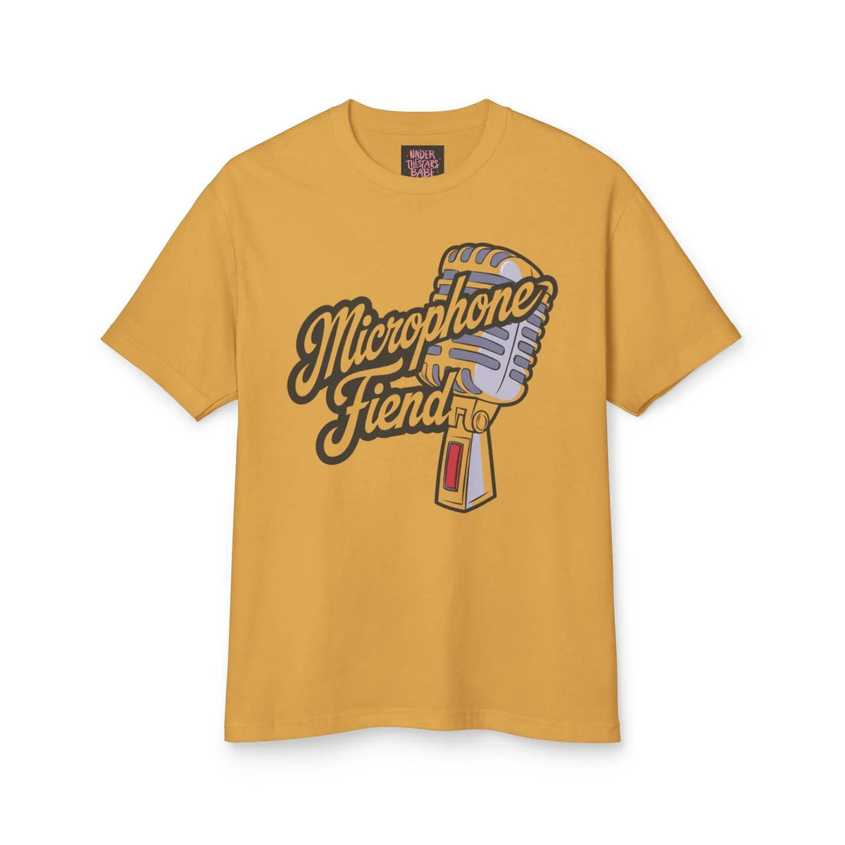 Microphone Fiend Unisex Heavyweight Tee - Under The Stars Babe - underthestarsbabe