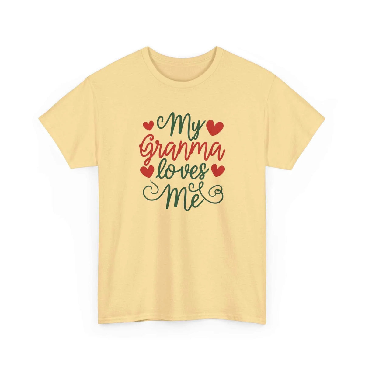My Granma Loves Me Unisex Cotton Tee - Heartfelt Gift - Under the Stars Babe - underthestarsbabe
