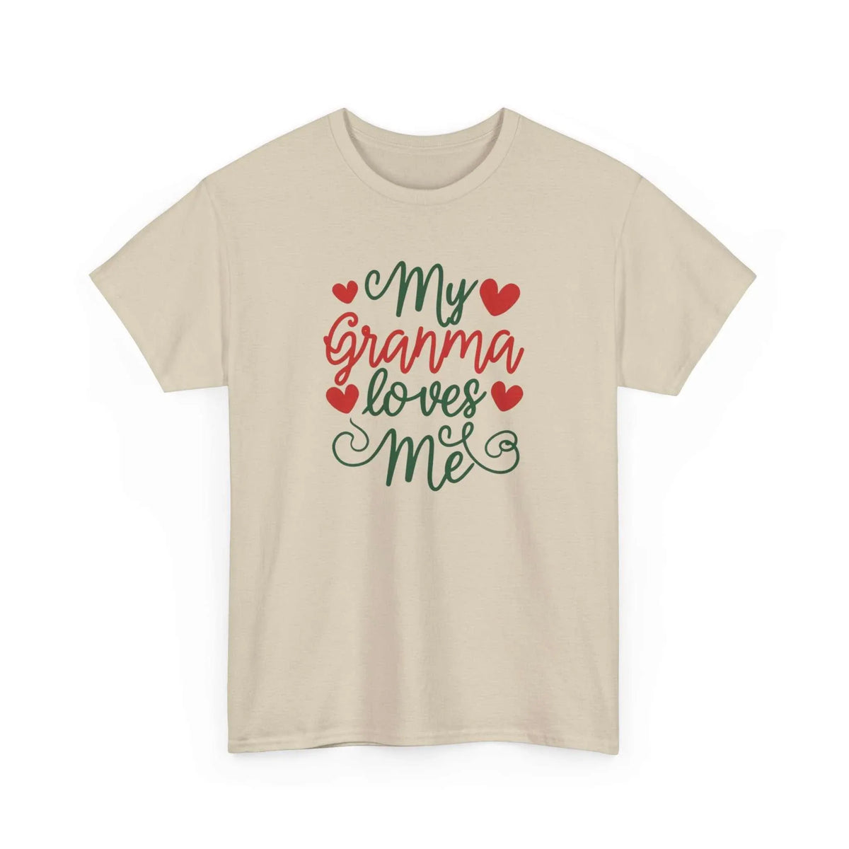 My Granma Loves Me Unisex Cotton Tee - Heartfelt Gift - Under the Stars Babe - underthestarsbabe