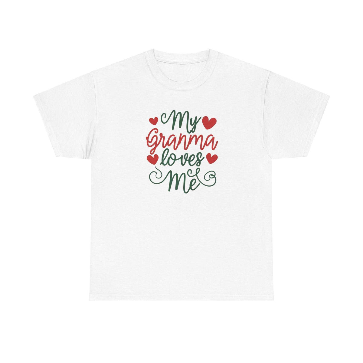 My Granma Loves Me Unisex Cotton Tee - Heartfelt Gift - Under the Stars Babe - underthestarsbabe