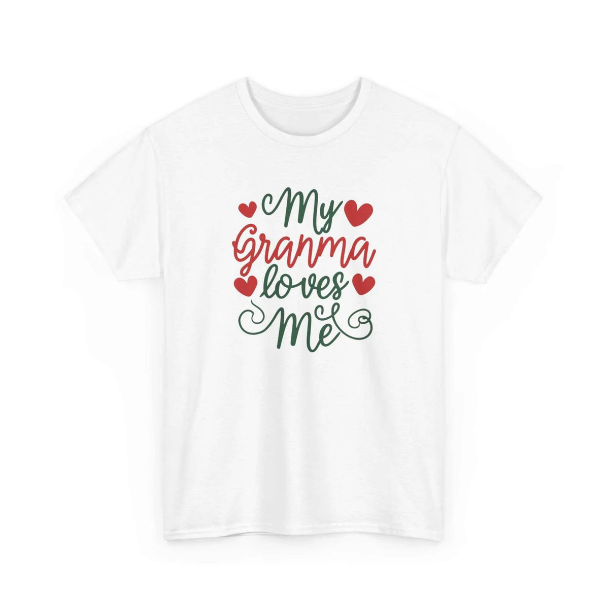 My Granma Loves Me Unisex Cotton Tee - Heartfelt Gift - Under the Stars Babe - underthestarsbabe