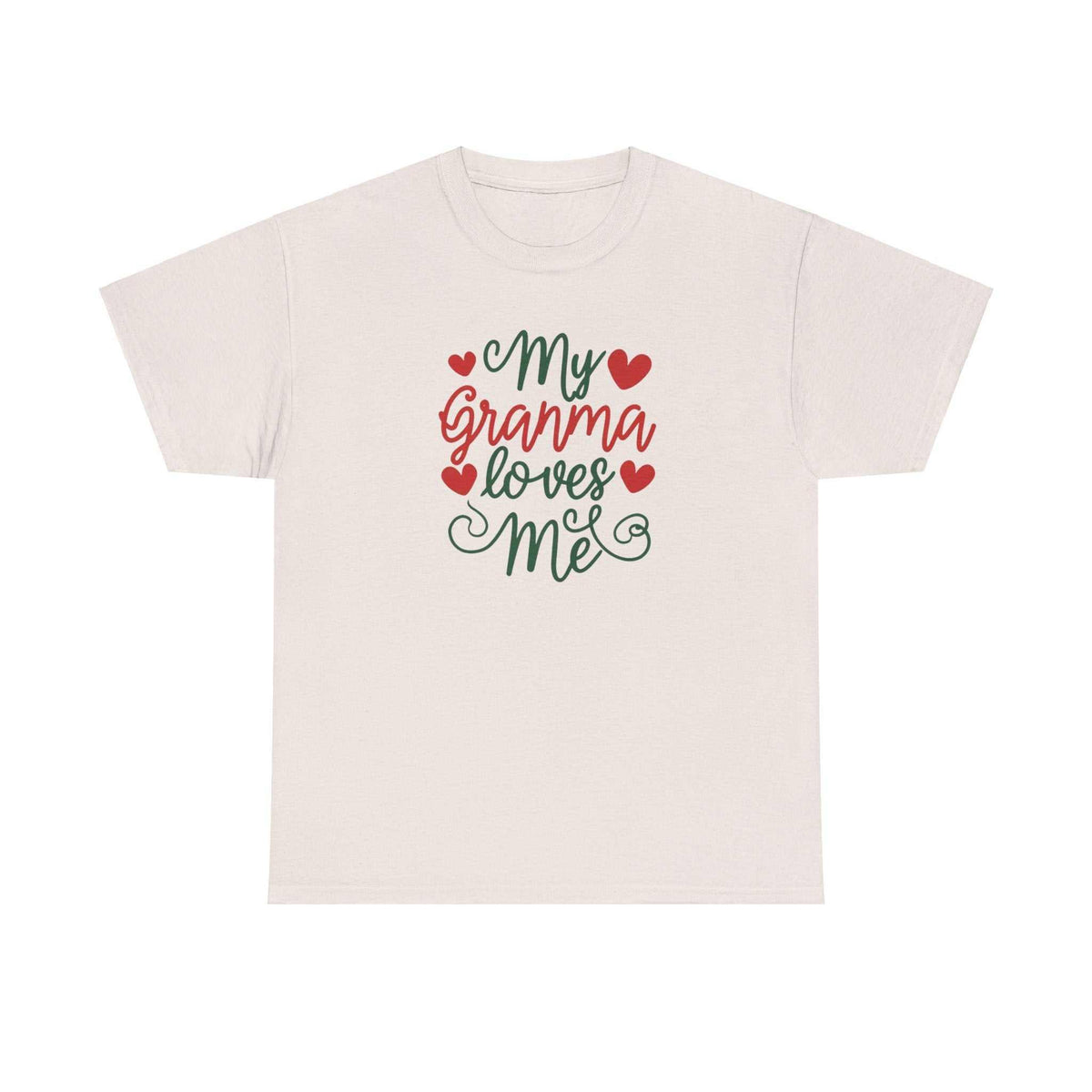 My Granma Loves Me Unisex Cotton Tee - Heartfelt Gift - Under the Stars Babe - underthestarsbabe