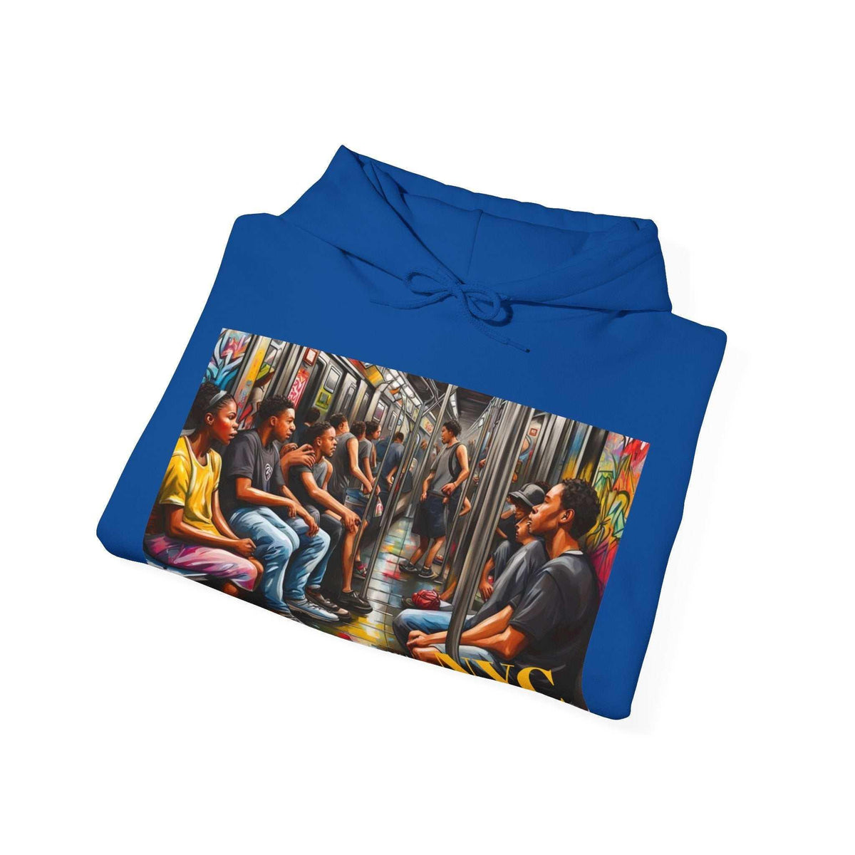 NY Subway Art Unisex Heavy Blend™ Hooded Sweatshirt - Cozy & Classic - Under the Stars Babe - underthestarsbabe