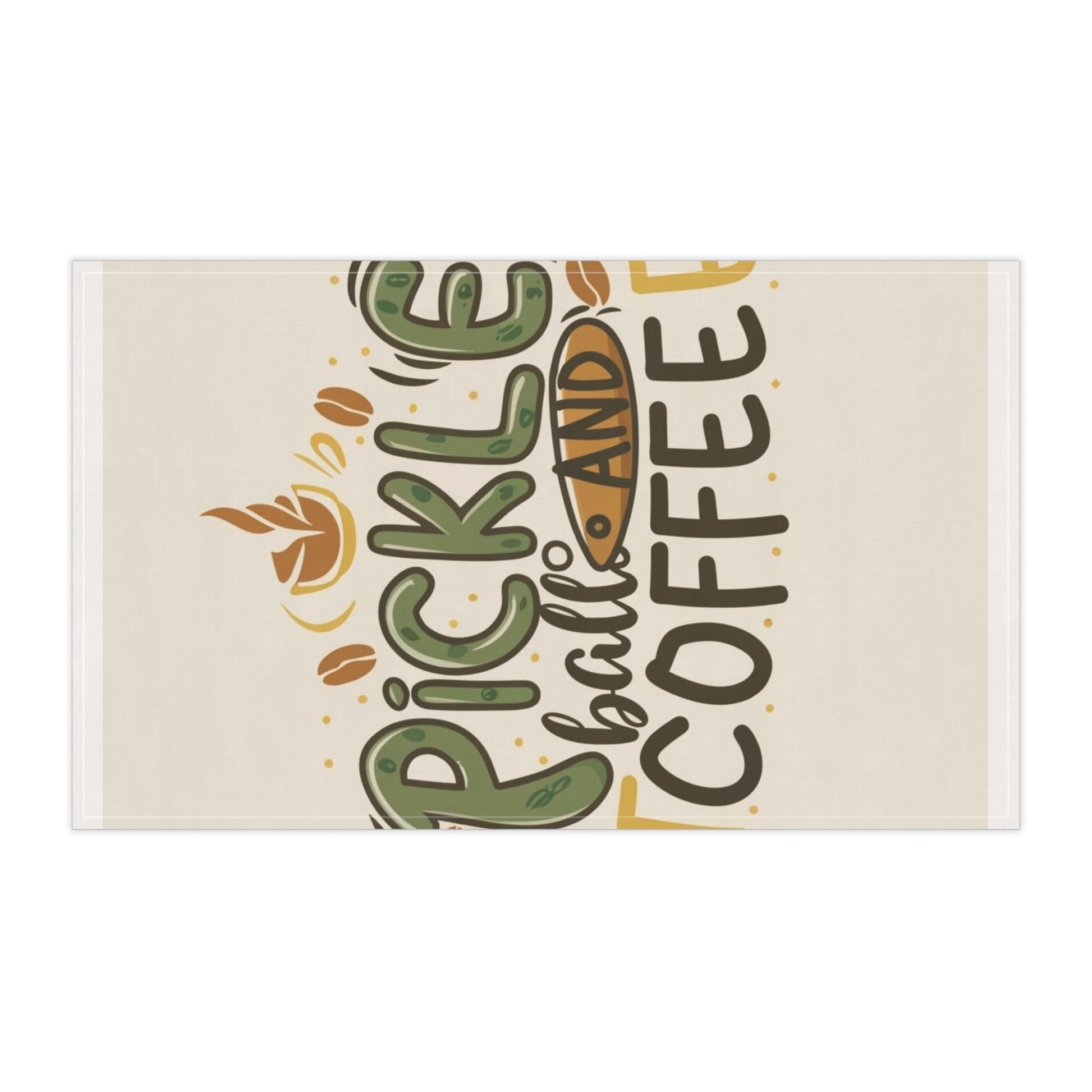 Pickle Ball & Coffee Kitchen Towel - underthestarsbabe