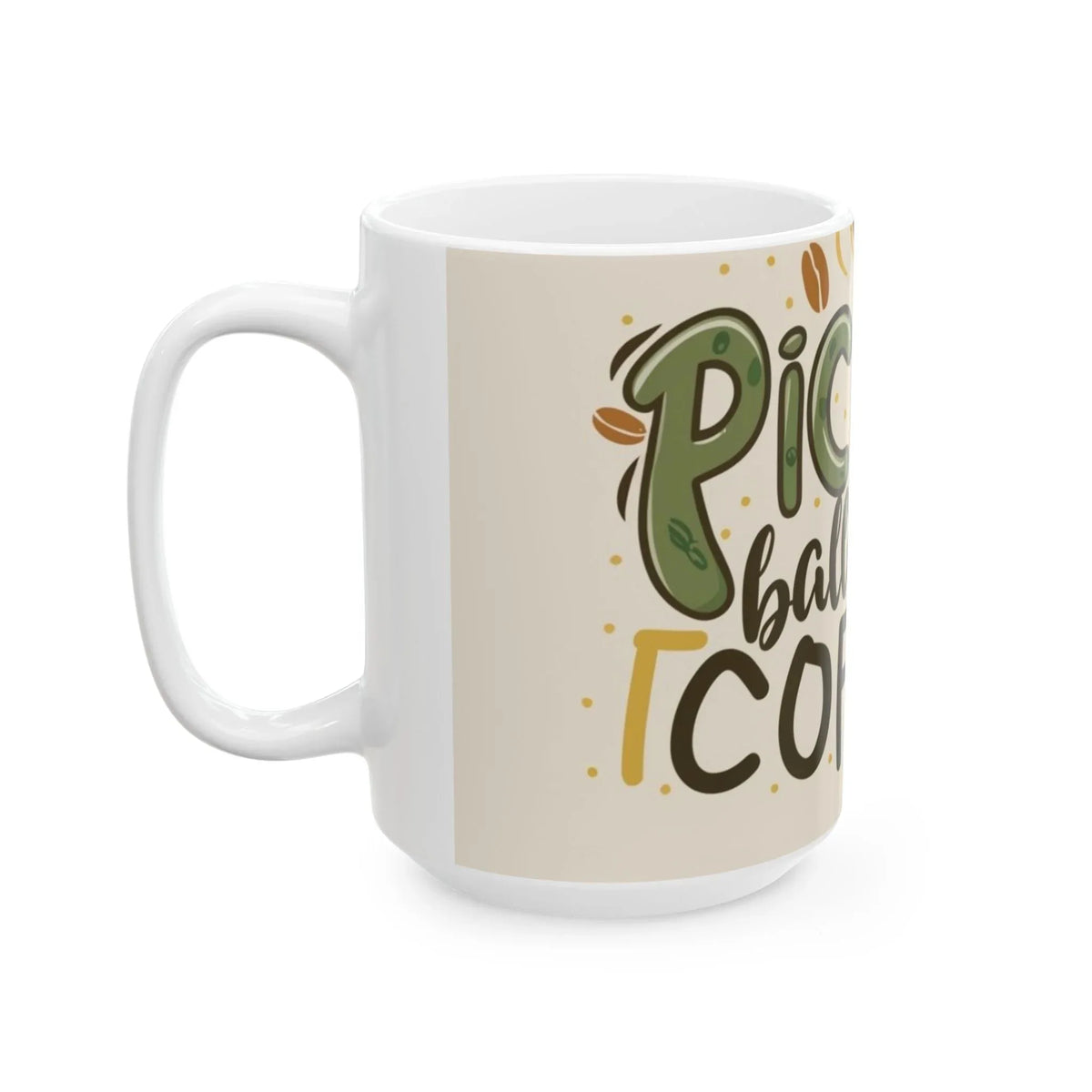 Pickleball & Coffee Ceramic Mug 11oz - underthestarsbabe
