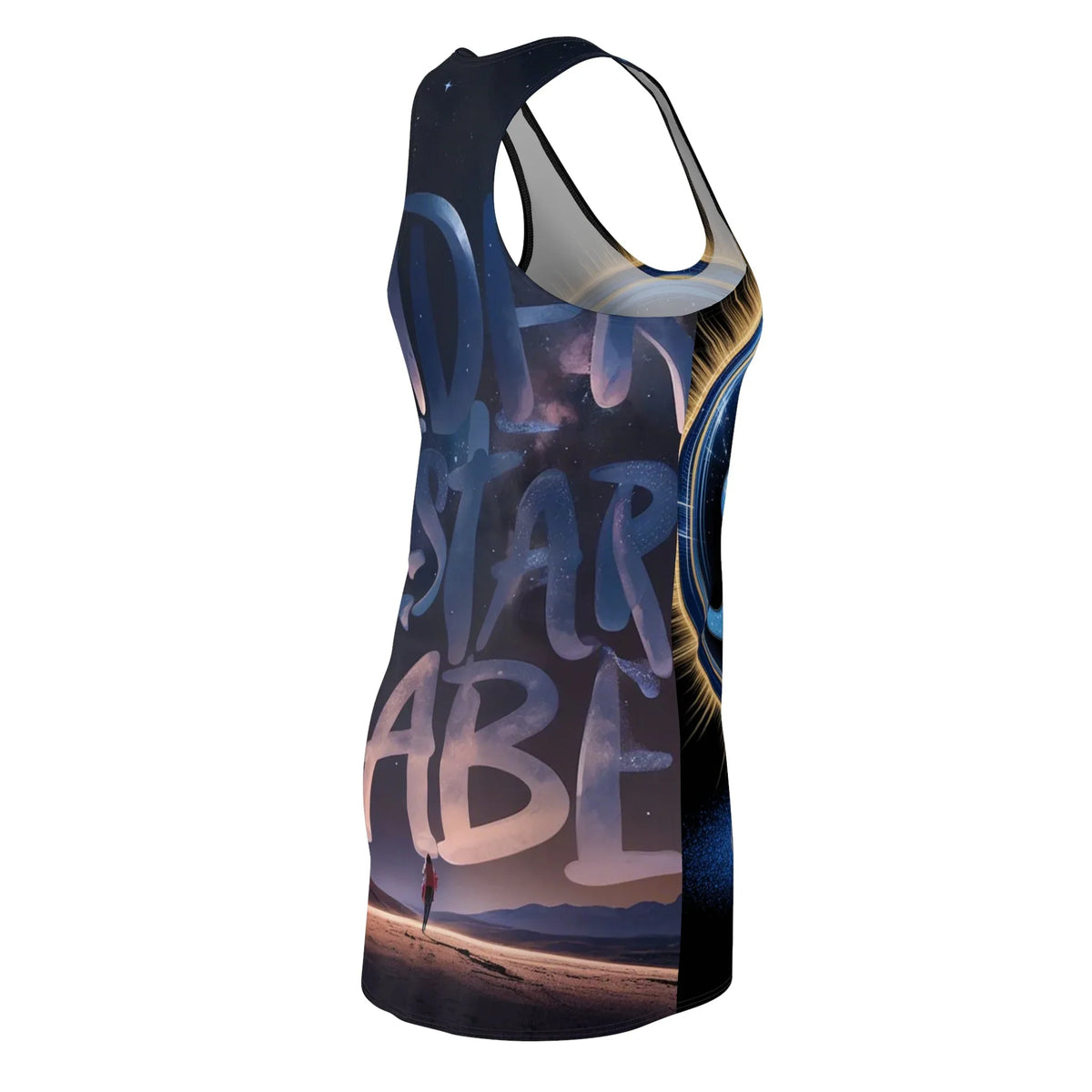 Portal Racerback Dress - Cosmic Vibes Portal & Stars Design - underthestarsbabe