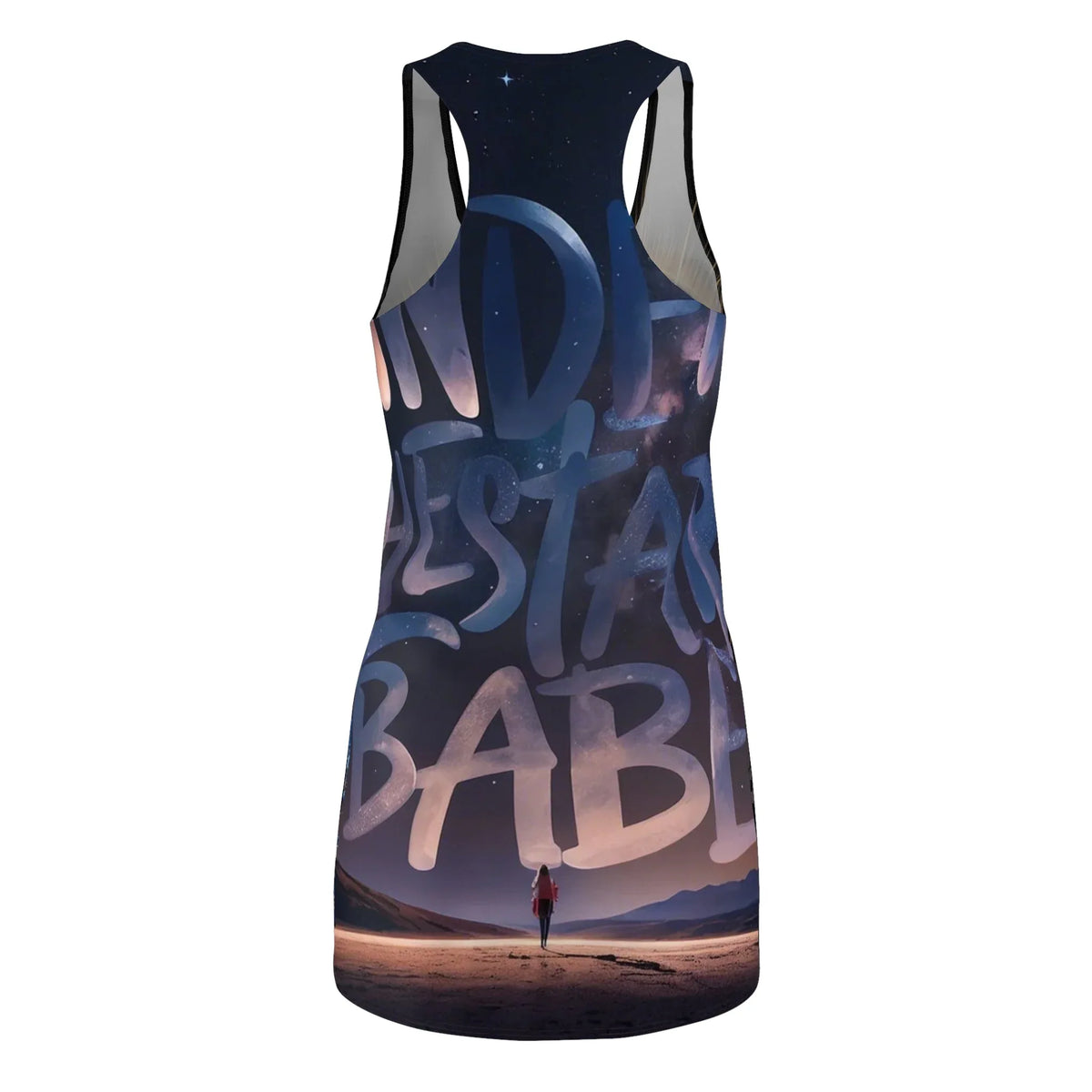 Portal Racerback Dress - Cosmic Vibes Portal & Stars Design - underthestarsbabe