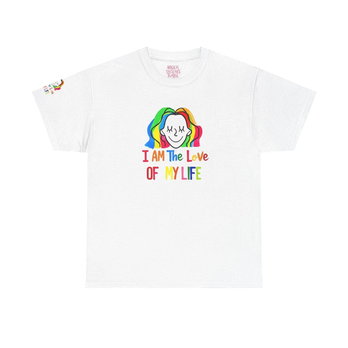 Positive Vibe Unisex Tee - I AM The Love Of MY Life, Gift for Friends - underthestarsbabe